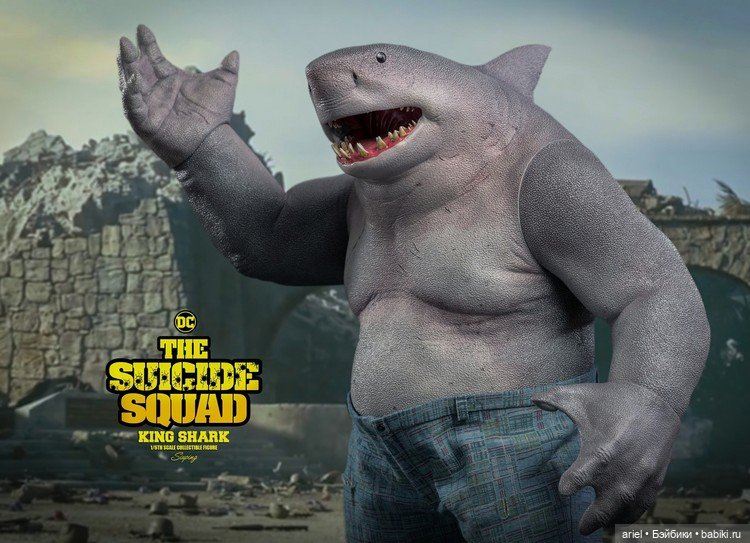 Фигурка Короля Акул от Hot Toys по мотивам фильма «Отряд самоубийц: Миссия навылет»