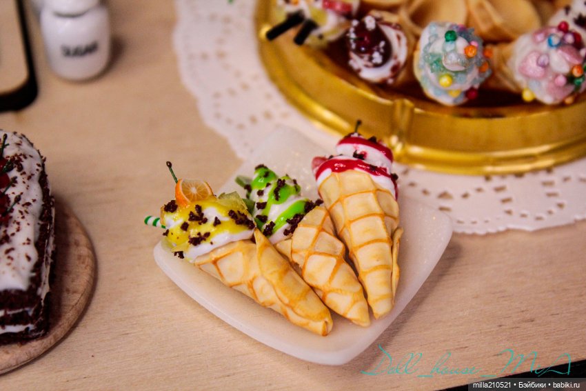 Сладкие посиделки — Кукольная миниатюра своими руками: еда (фото 4)