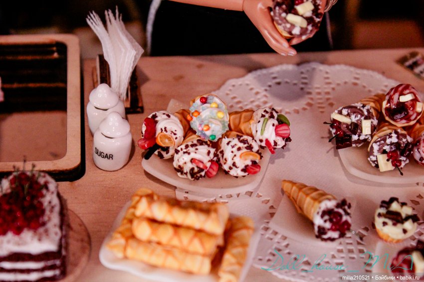 Сладкие посиделки — Кукольная миниатюра своими руками: еда