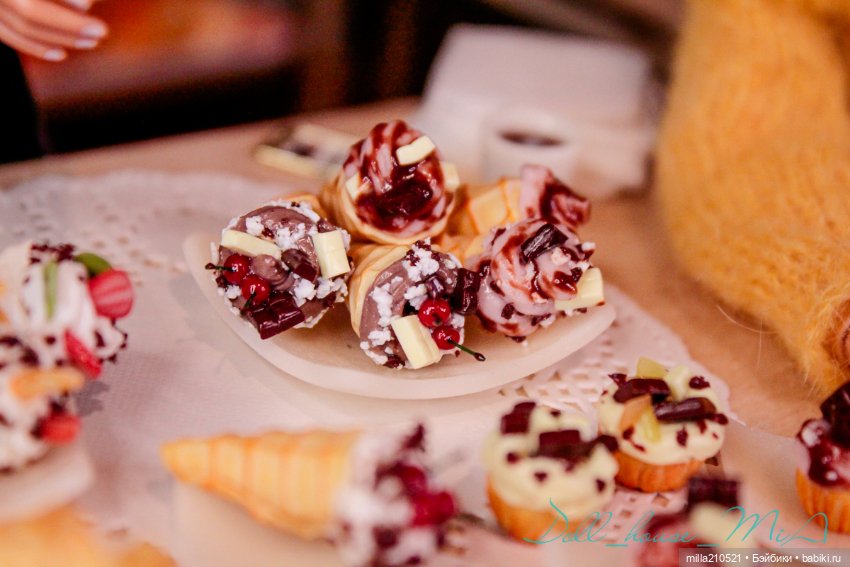 Сладкие посиделки — Кукольная миниатюра своими руками: еда