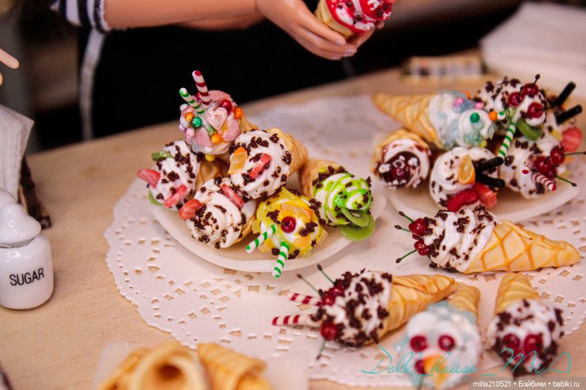 Сладкие посиделки — Кукольная миниатюра своими руками: еда