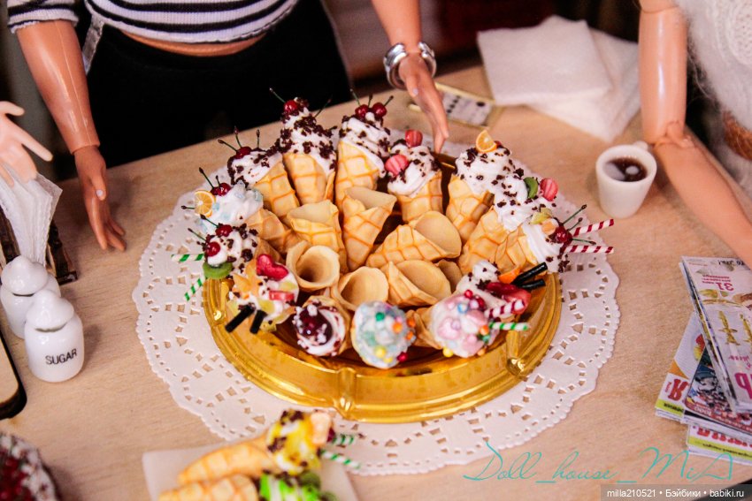 Сладкие посиделки — Кукольная миниатюра своими руками: еда (фото 10)