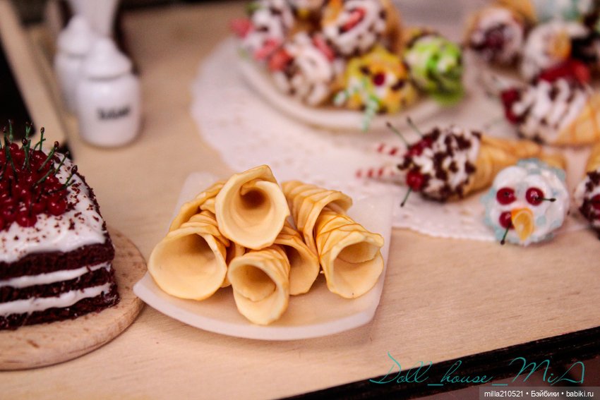 Сладкие посиделки — Кукольная миниатюра своими руками: еда