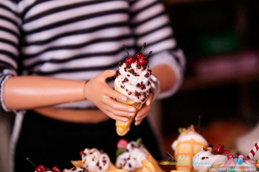 Сладкие посиделки — Кукольная миниатюра своими руками: еда