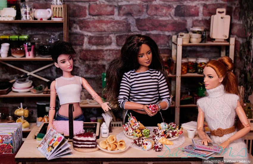 Сладкие посиделки — Кукольная миниатюра своими руками: еда