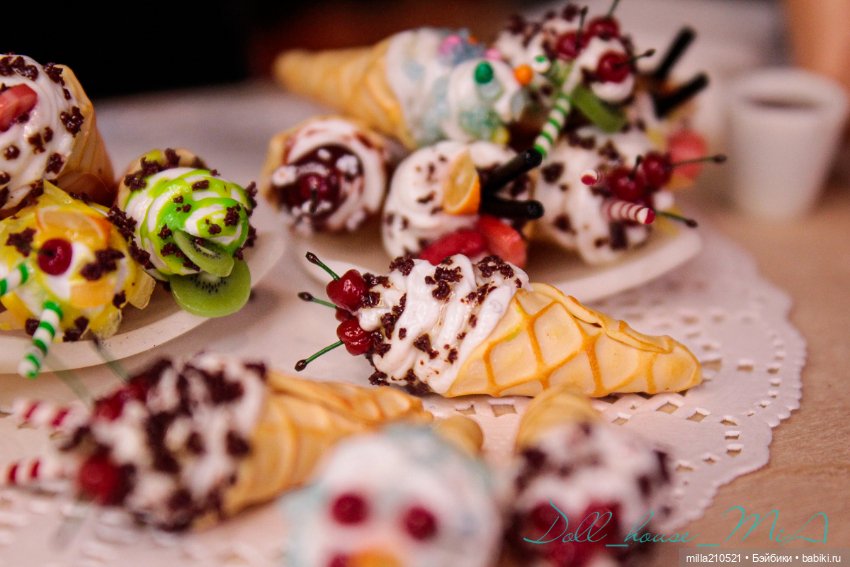 Сладкие посиделки — Кукольная миниатюра своими руками: еда