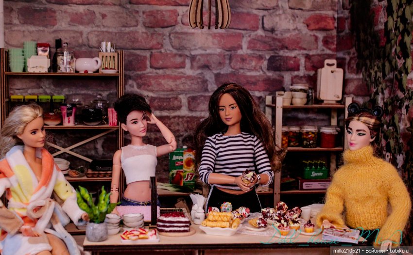 Сладкие посиделки — Кукольная миниатюра своими руками: еда (фото 2)