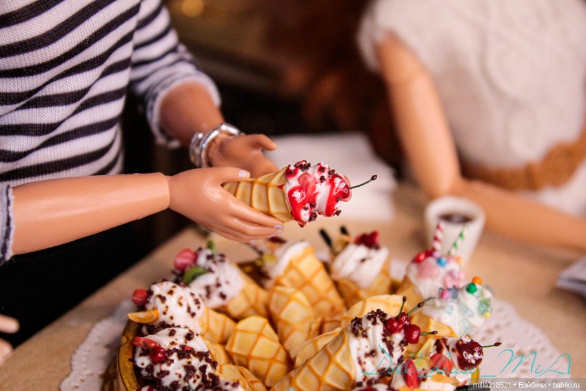 Сладкие посиделки — Кукольная миниатюра своими руками: еда