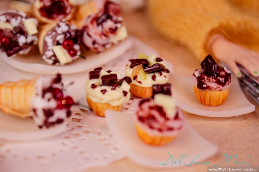 Сладкие посиделки — Кукольная миниатюра своими руками: еда