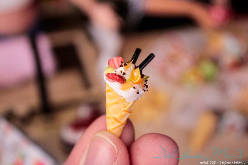 Сладкие посиделки — Кукольная миниатюра своими руками: еда