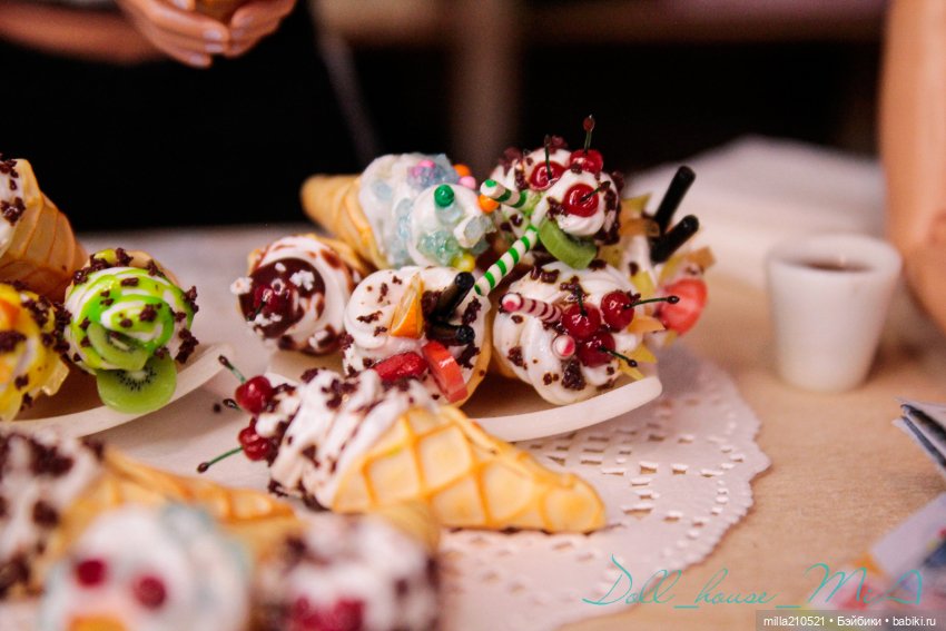 Сладкие посиделки — Кукольная миниатюра своими руками: еда