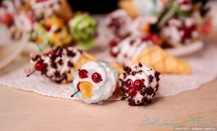 Сладкие посиделки — Кукольная миниатюра своими руками: еда