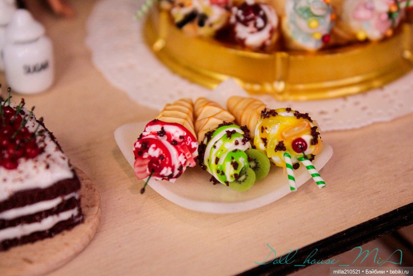 Сладкие посиделки — Кукольная миниатюра своими руками: еда (фото 5)