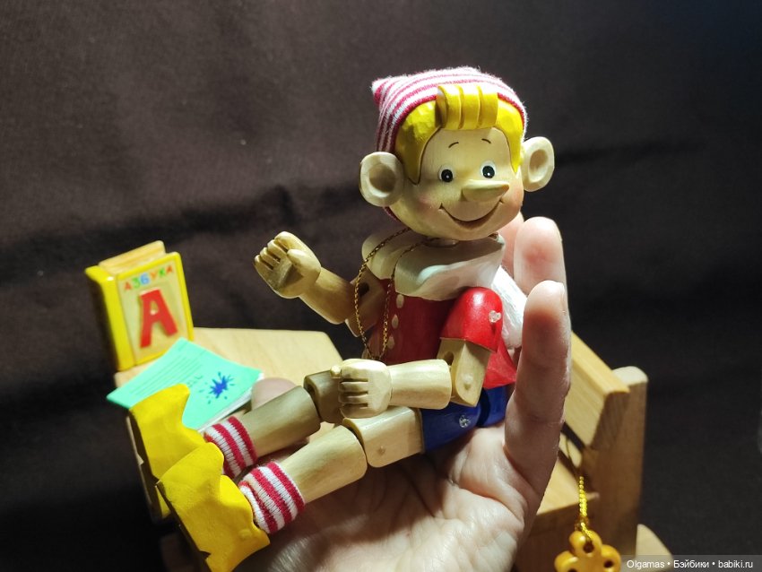 Буратино😊 — Авторские игрушки из дерева: резьба