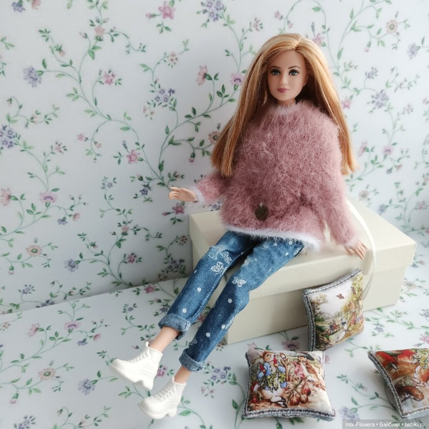 Вяжу куколкам.. пушистики (продолжение) (фото 5)