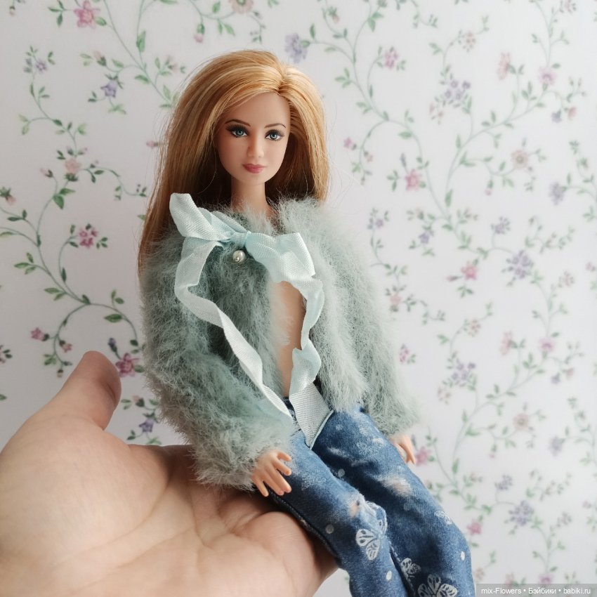 Вяжу куколкам.. пушистики (продолжение)