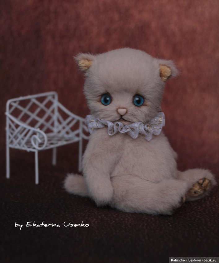 Котенок-пушистик. Работа Екатерины Усенко (фото 9)