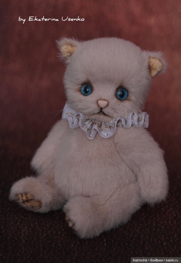 Котенок-пушистик. Работа Екатерины Усенко (фото 4)
