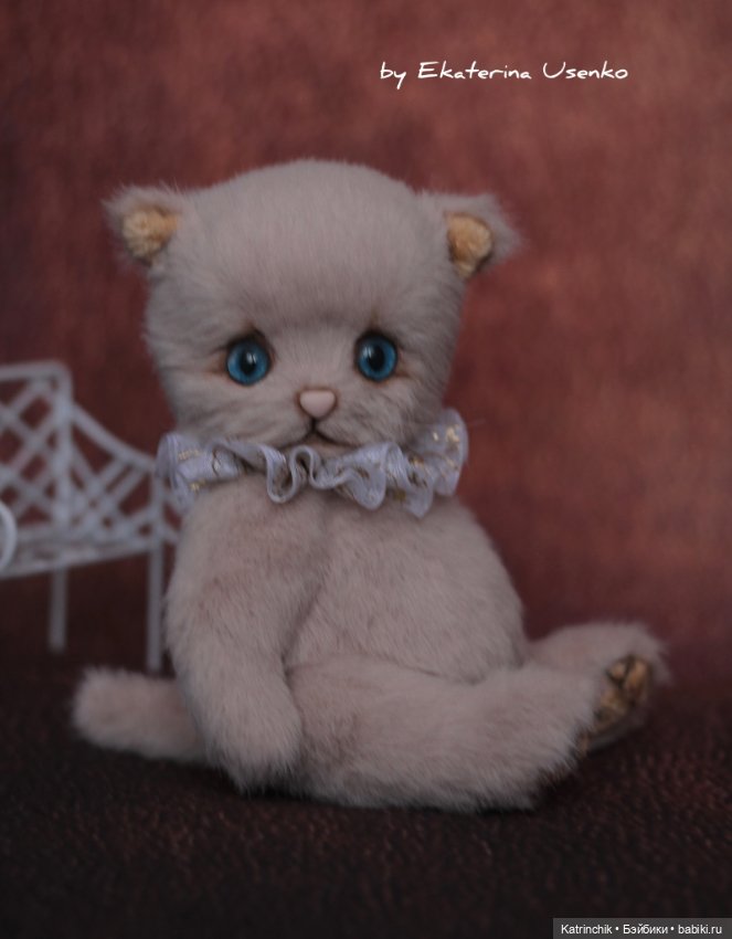 Котенок-пушистик. Работа Екатерины Усенко (фото 7)