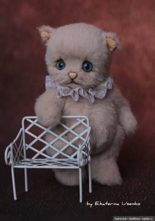 Котенок-пушистик. Работа Екатерины Усенко