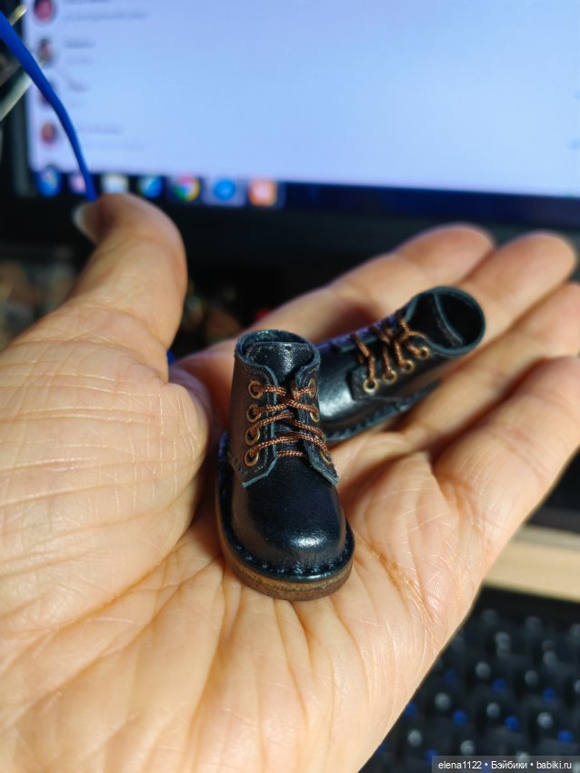 Черные ботики — Одежда и обувь для кукол своими руками: фото