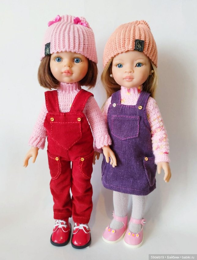 Комбинезончик из микровельвета для любимых куколок (фото 9)