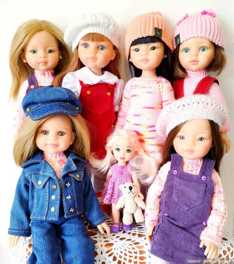 Комбинезончик из микровельвета для любимых куколок