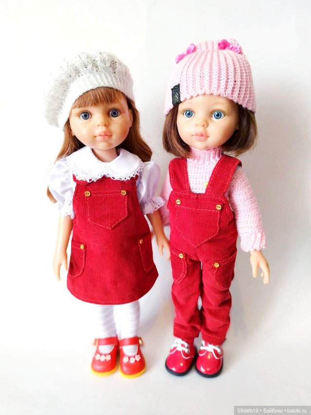Комбинезончик из микровельвета для любимых куколок