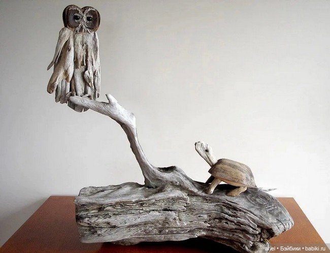 Работы из коряг от Vincent Richel (Винсент Ришель) (фото 9)