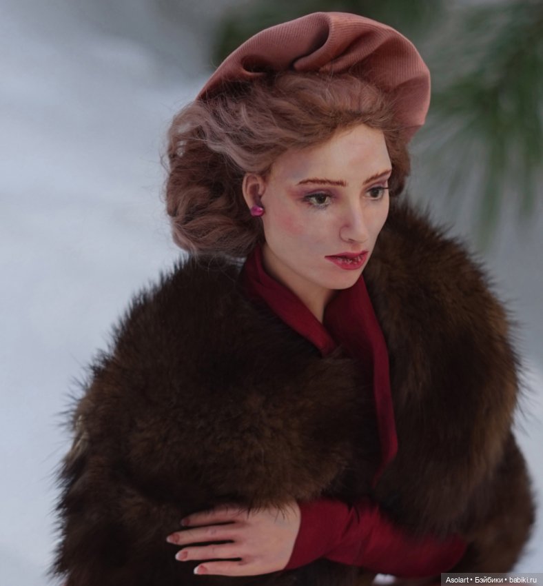 50 сантиметров, фарфор — Авторские фарфоровые куклы (OOAK): ручная работа (фото 6)