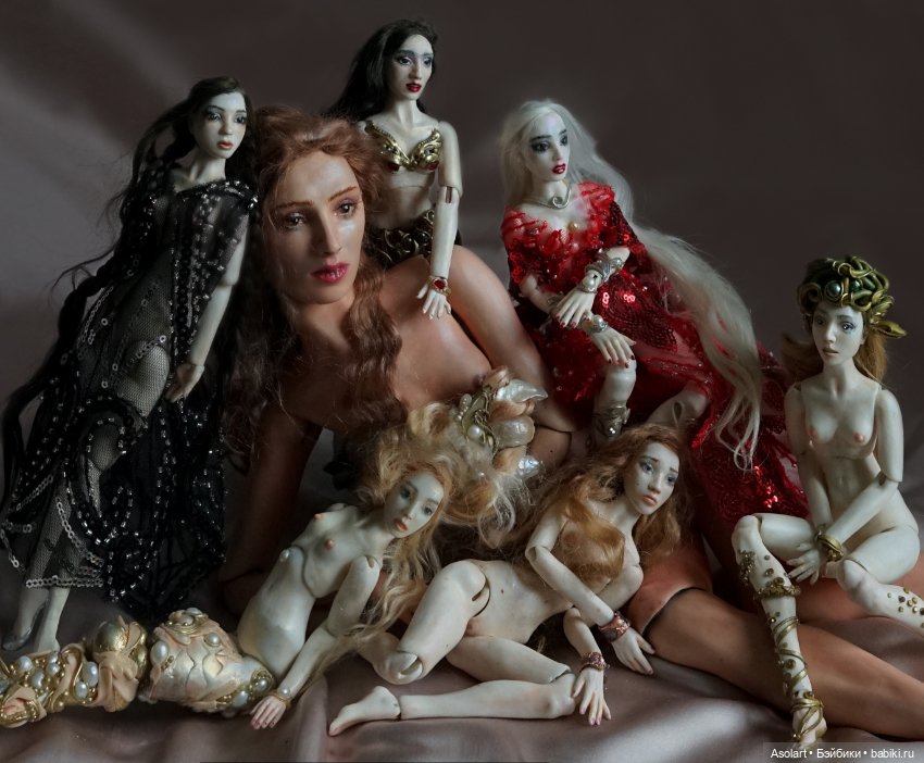 50 сантиметров, фарфор — Авторские фарфоровые куклы (OOAK): ручная работа (фото 7)