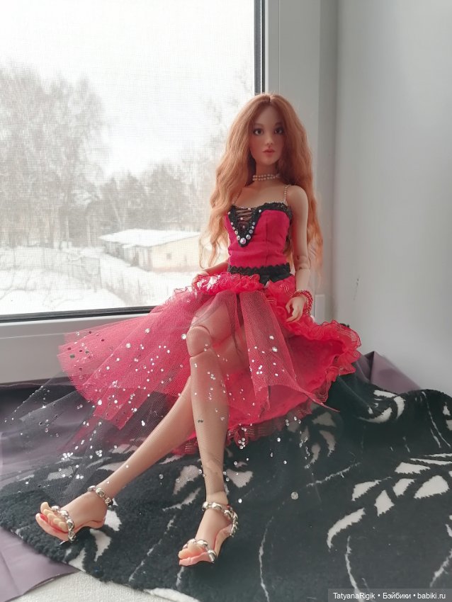 Яркое платье — Одежда и обувь для кукол своими руками: фото (фото 10)