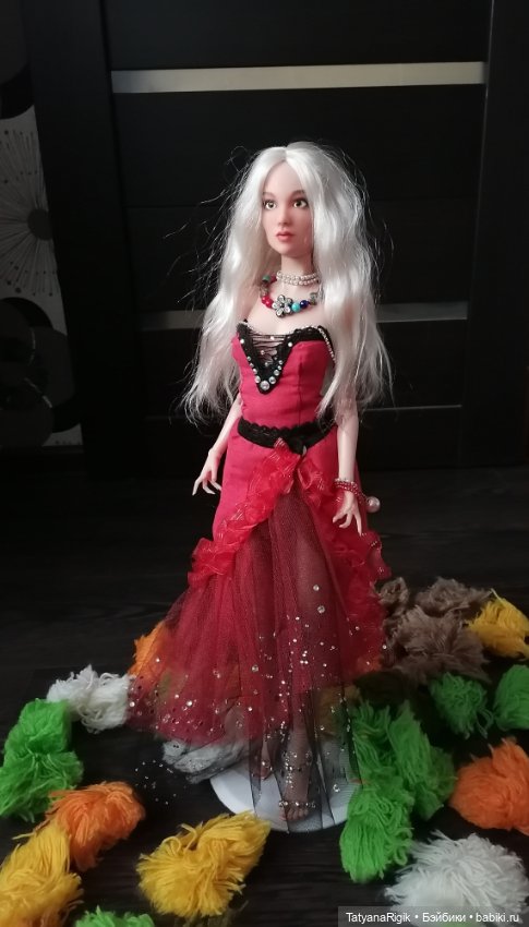 Яркое платье — Одежда и обувь для кукол своими руками: фото (фото 5)