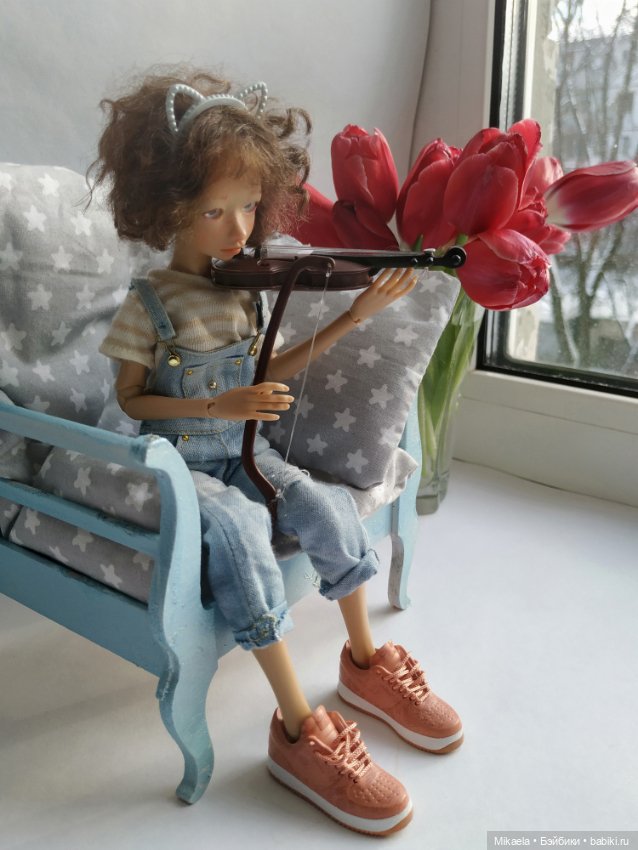 Моя скрипачка — Куклы Milim Studio (Милим): российские БЖД (фото 6)