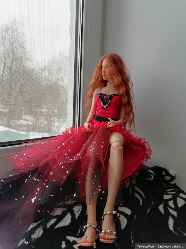 Яркое платье — Одежда и обувь для кукол своими руками: фото (фото 9)