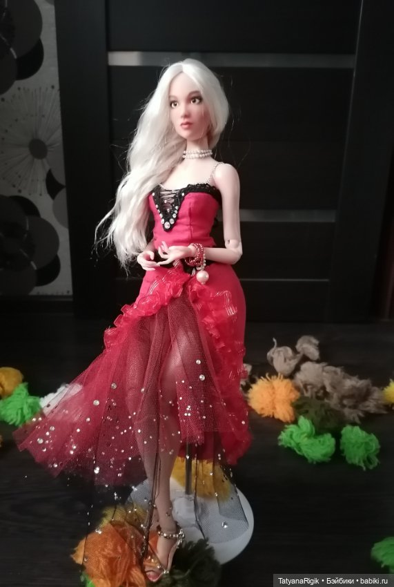 Яркое платье — Одежда и обувь для кукол своими руками: фото (фото 6)