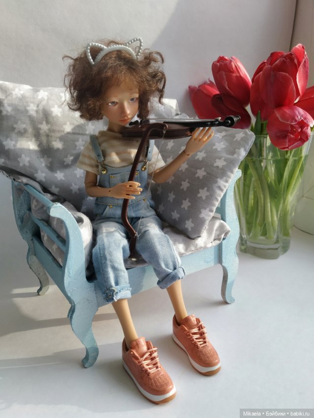 Моя скрипачка — Куклы Milim Studio (Милим): российские БЖД (фото 3)