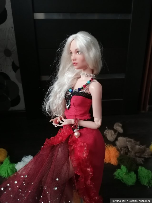 Яркое платье — Одежда и обувь для кукол своими руками: фото (фото 4)