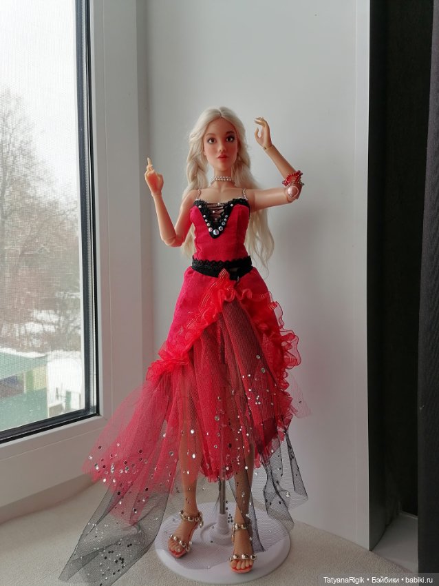 Яркое платье — Одежда и обувь для кукол своими руками: фото (фото 7)