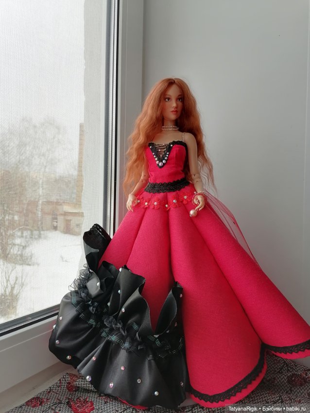 Яркое платье — Одежда и обувь для кукол своими руками: фото