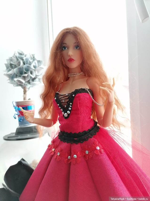 Яркое платье — Одежда и обувь для кукол своими руками: фото