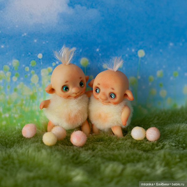 Еще один год творчества — Авторские миниатюрные куклы: лепка