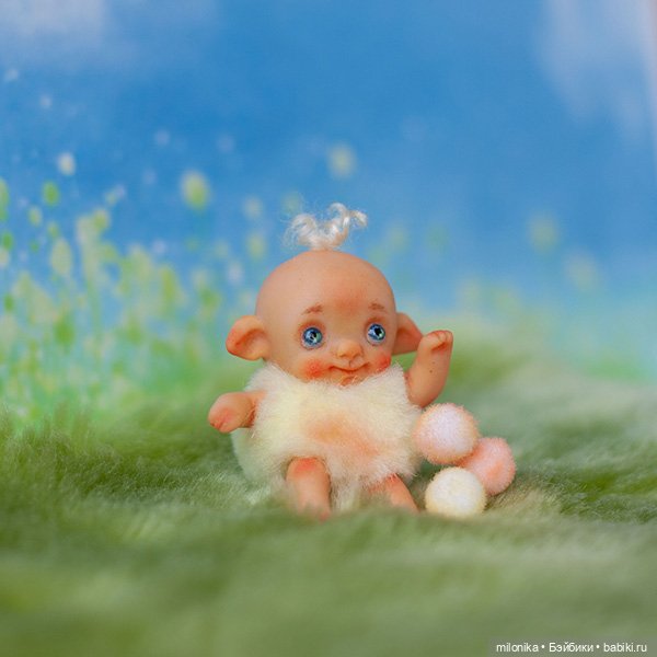 Еще один год творчества — Авторские миниатюрные куклы: лепка