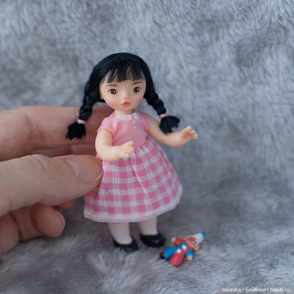 Еще один год творчества — Авторские миниатюрные куклы: лепка (фото 5)