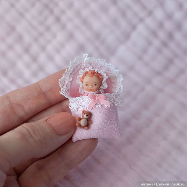 Еще один год творчества — Авторские миниатюрные куклы: лепка (фото 9)
