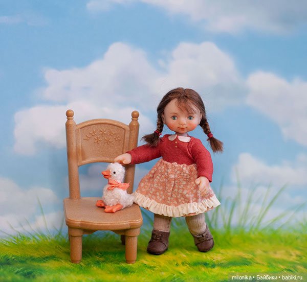 Еще один год творчества — Авторские миниатюрные куклы: лепка