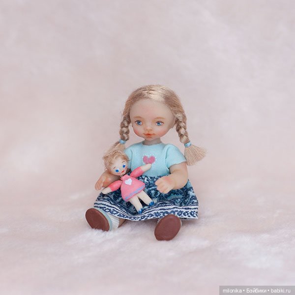 Еще один год творчества — Авторские миниатюрные куклы: лепка