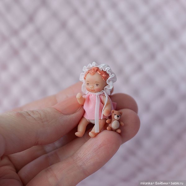 Еще один год творчества — Авторские миниатюрные куклы: лепка (фото 8)