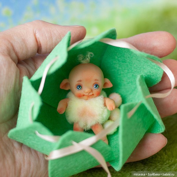 Еще один год творчества — Авторские миниатюрные куклы: лепка