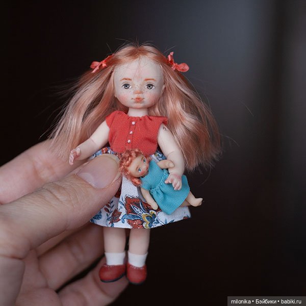 Еще один год творчества — Авторские миниатюрные куклы: лепка
